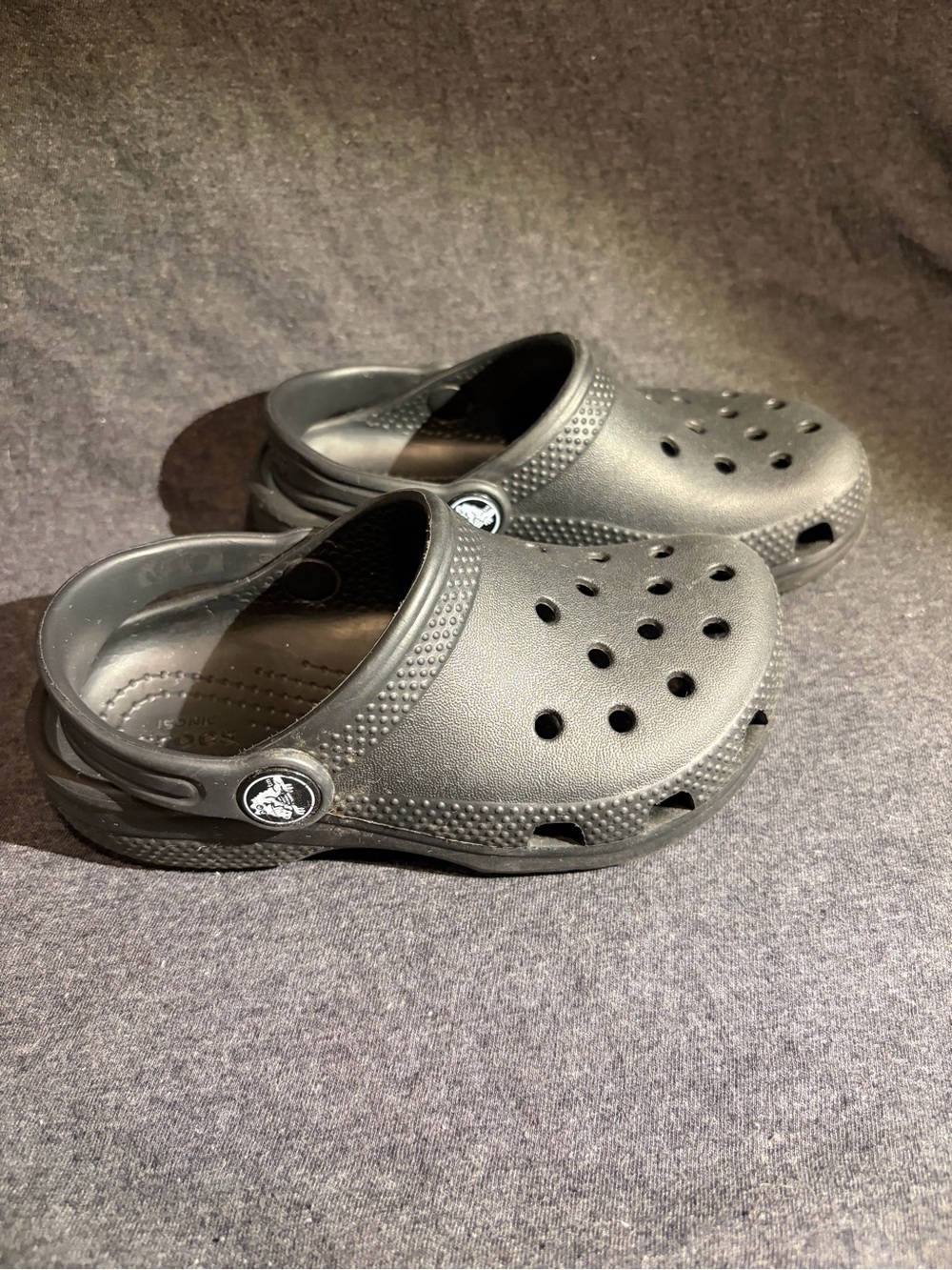 Toddler Black Crocs - C9